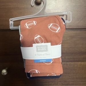 Baby Thermal Pants, 4pk - Football